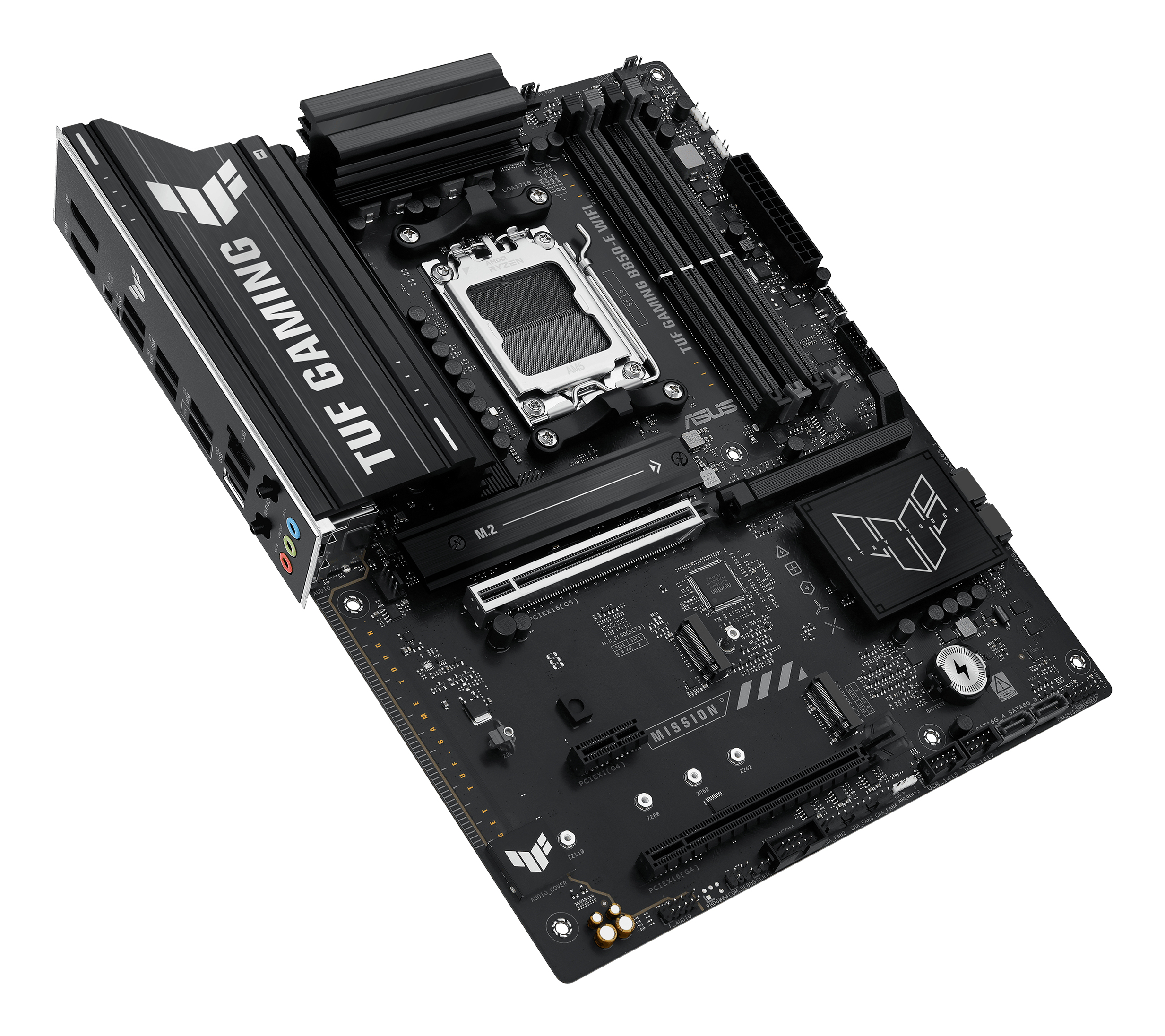 ASUS TUF GAMING B850-E WIFI - Motherboard - ATX - Socket AM5 - AMD B850 Chipsatz  - Wi-Fi 6E, 2.5 Gigabit LAN, Bluetooth, Ansicht 2