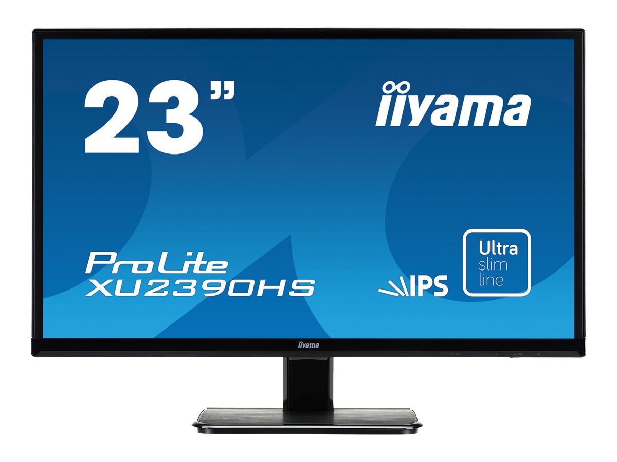 Monitor XU2390HS-B1 / 58,4cm (23") / IPS LED / 16:9 / DVI-D,VGA,HDMI / 1920x1080 / 250cd/m2 / 5Mio:1 / 5ms / schwarz / 2x2W