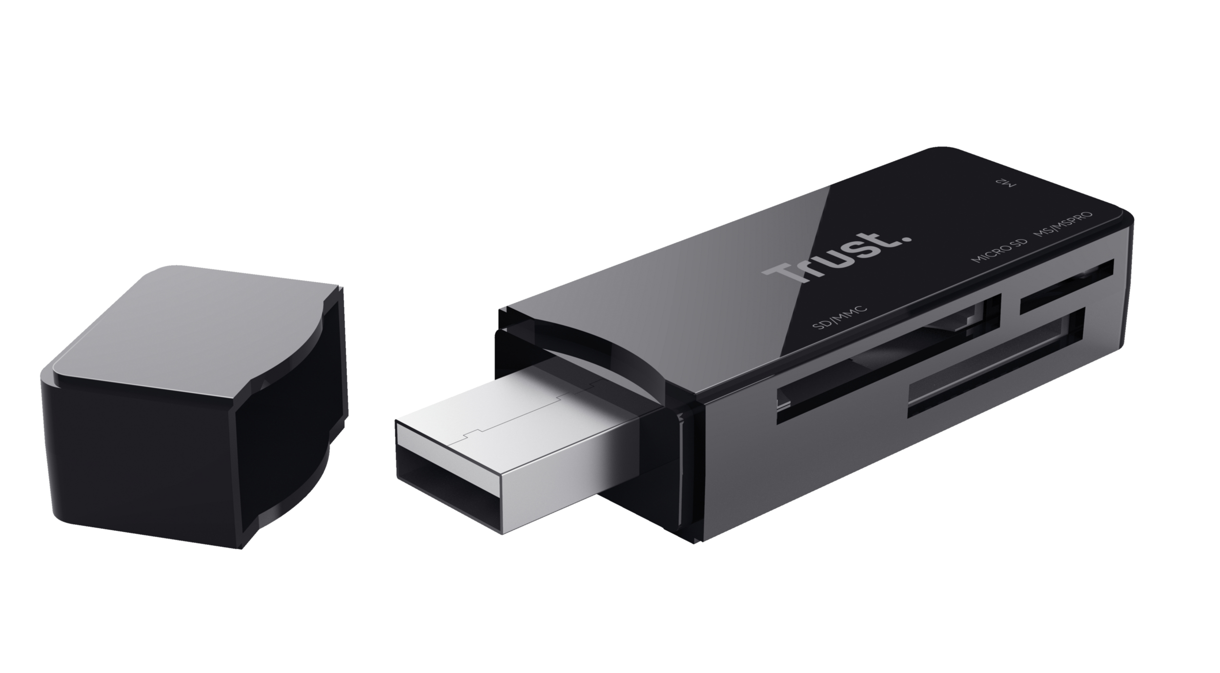 Trust NANGA - Kartenleser (MS, SD, microSD, MS Micro), Ansicht 4