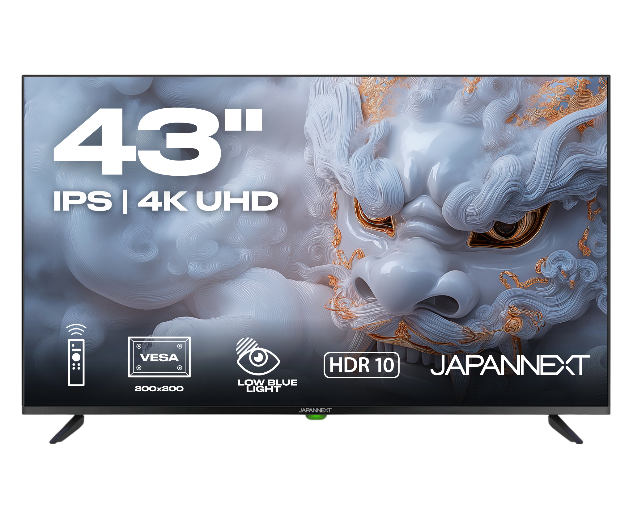 JAPANNEXT JN-IPS430UHD60F 16 9 3x HDMI UHD - 109,2 cm - 43, Ansicht 2