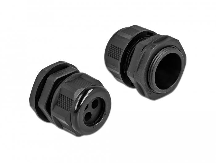 Delock Kabelverschraubung - Schwarz (Packung, Ansicht 4