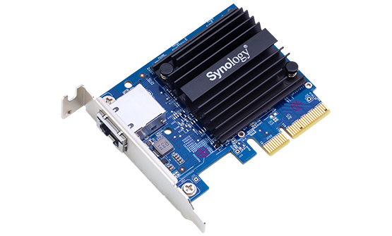 Synology E10G18-T1, Eingebaut, Kabelgebunden, PCI Express, Ethernet, 10000 Mbit/s, Schwarz, Blau