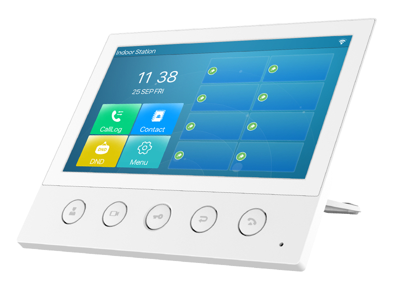 Fanvil i53W - 17,8 cm (7 Zoll) - LCD - 800 x 480 Pixel - H.264 - Weiß - Tasten, Ansicht 2