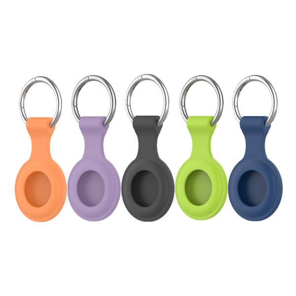4smarts Set - Tasche für Airtag - Metall, Silikon, Ansicht 2