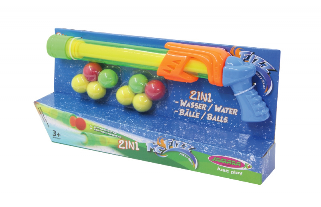 JAMARA Mc Fizz Fizzy - Wasserpistole - Blau - Grün - 3 Jahr(e) - 1 Stück(e), Ansicht 3