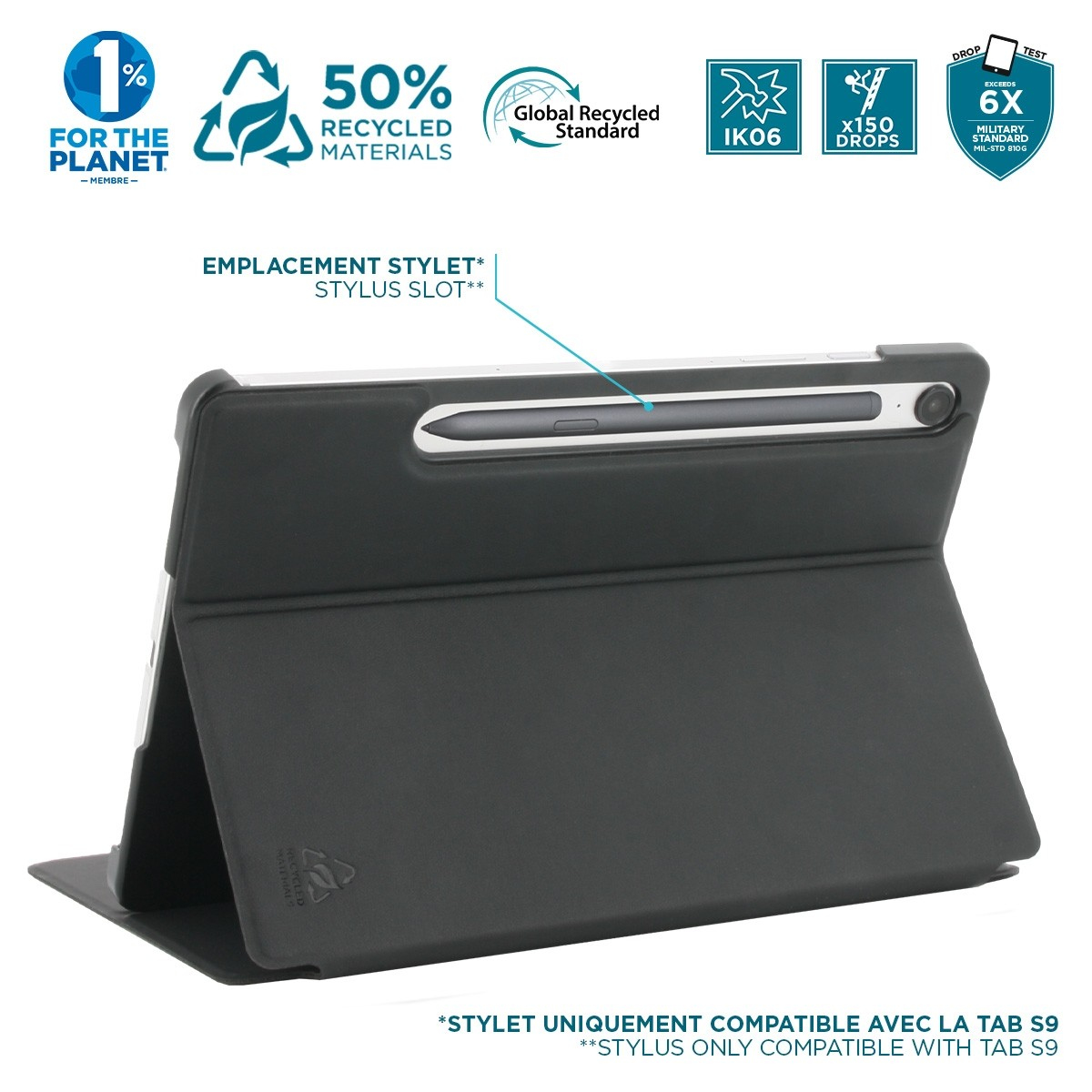 Mobilis RE.LIFE - Flip-Hülle für Tablet - Eco-Design, mit Flap, Ansicht 2