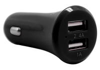 3SIXT Dual USB Car Charger 3.4A-Black