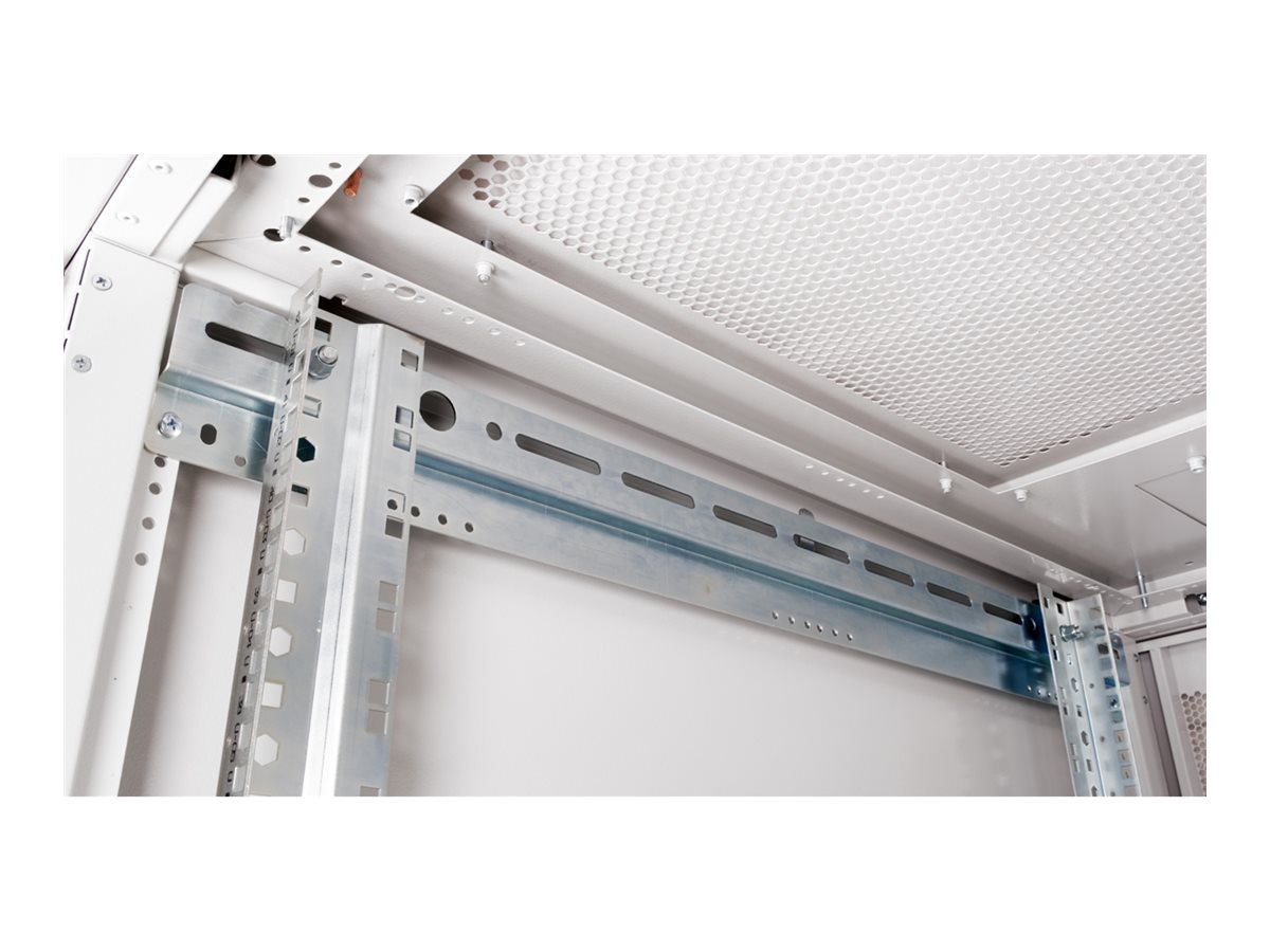 ROLINE 19 Zoll Serverschrank Pro 42 HE 600x1000 BxT grau Plexiglas, Ansicht 5