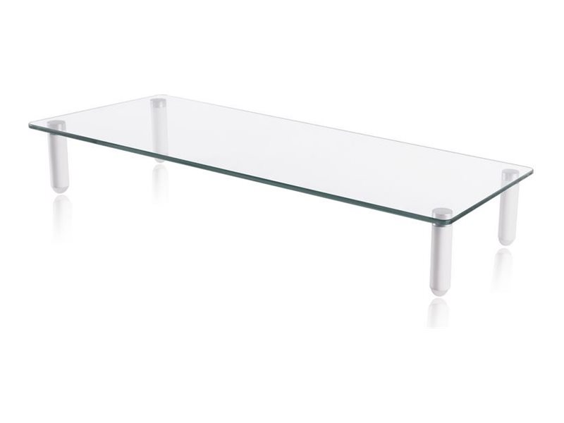 Equip Aufstellung - für Flachbildschirm - Monitor - Glas, Silikon, Aluminium, Acrylnitril-Butadien-Styrol (ABS)