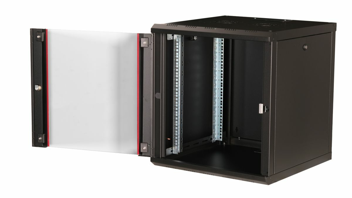 Equip Netzwerkschrank 19 600x600mm Glastür schwarz - Rack, Ansicht 3