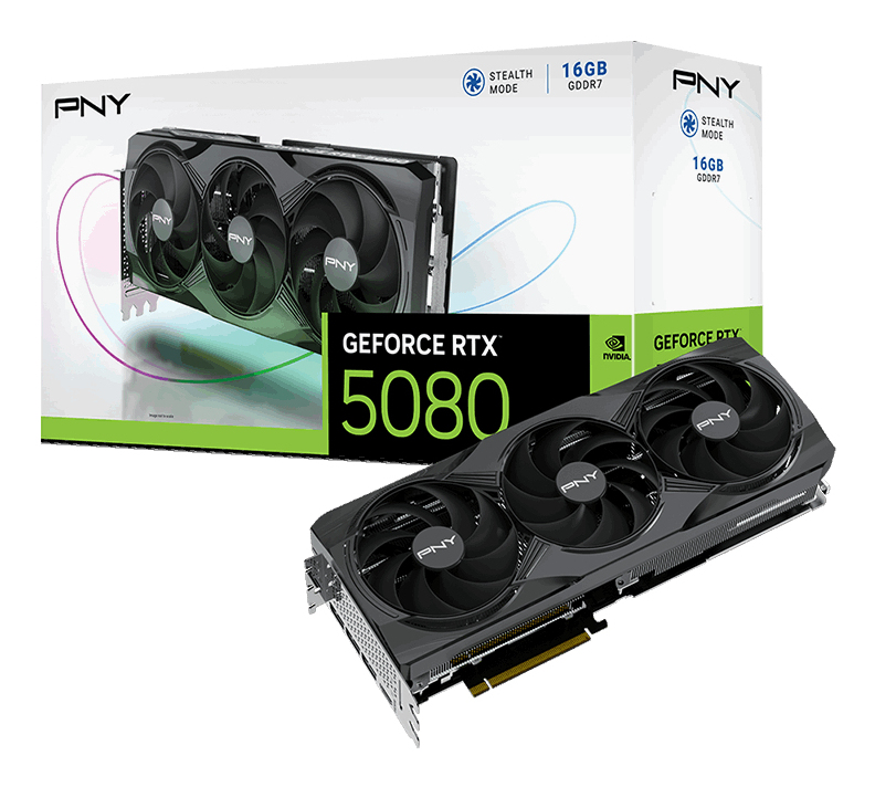 PNY GEFORCE RTX 5080 - Grafikkarten - GeForce RTX 5080, Ansicht 2