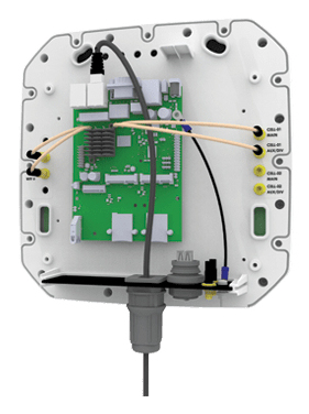 Poynting · Antennen· 5G/LTE· Mast/Wand· A-EPNT-0001-V2-01· weiß· SMA, Ansicht 3
