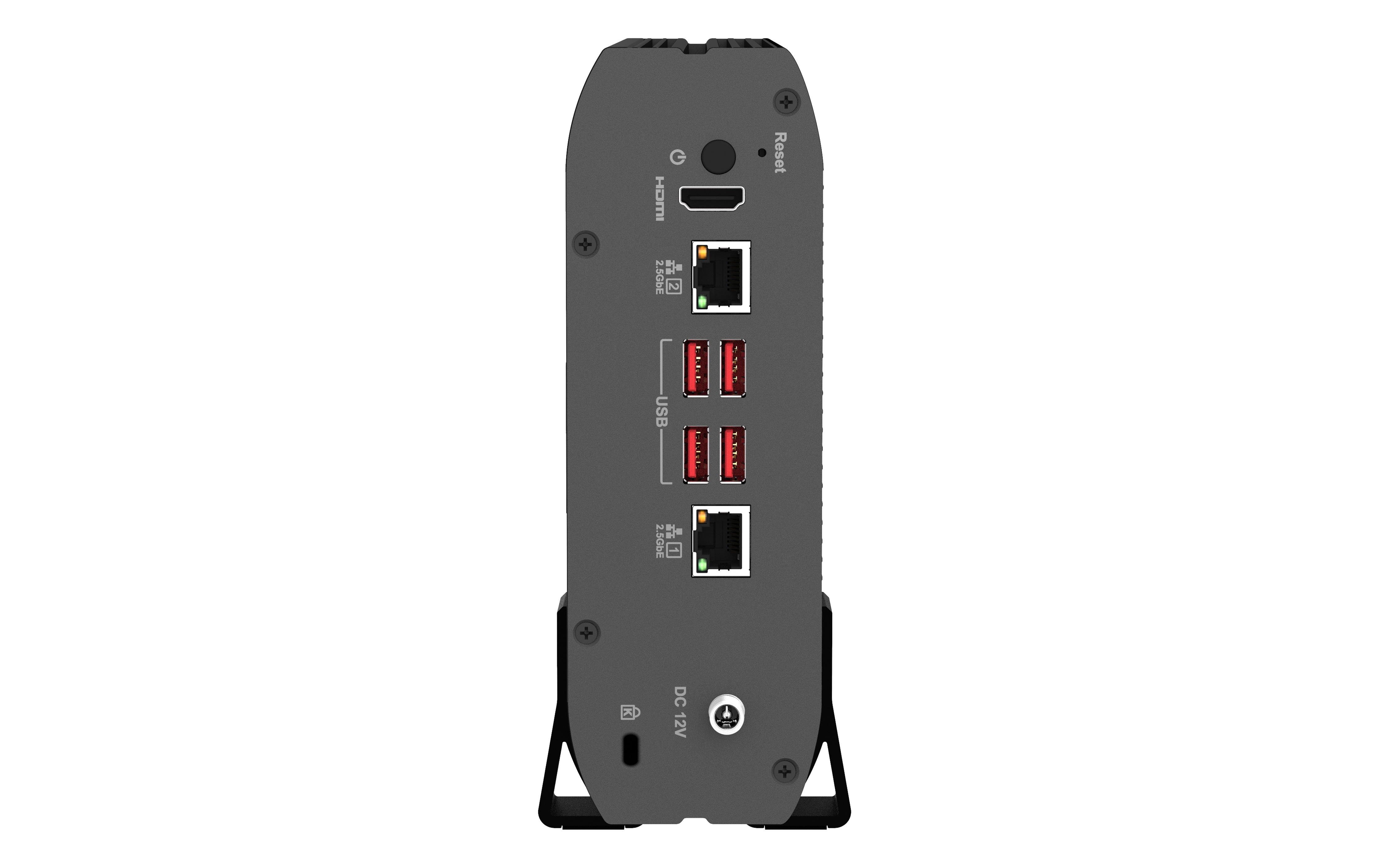 QNAP TS-410E - NAS - Tower - Intel® Celeron® - J6412 - Schwarz, Ansicht 2