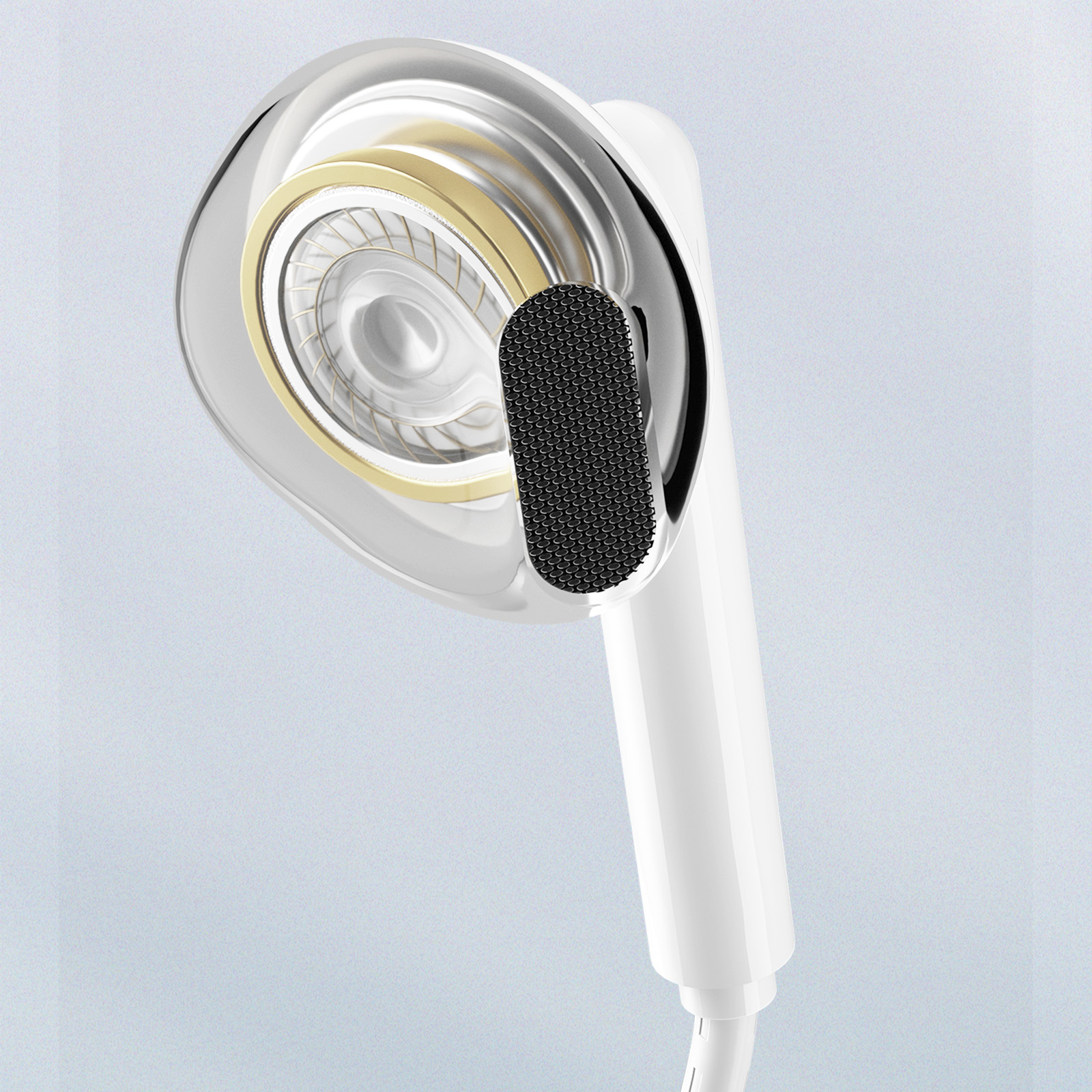 Dudao X3Pro White USB-C headphone, Ansicht 3