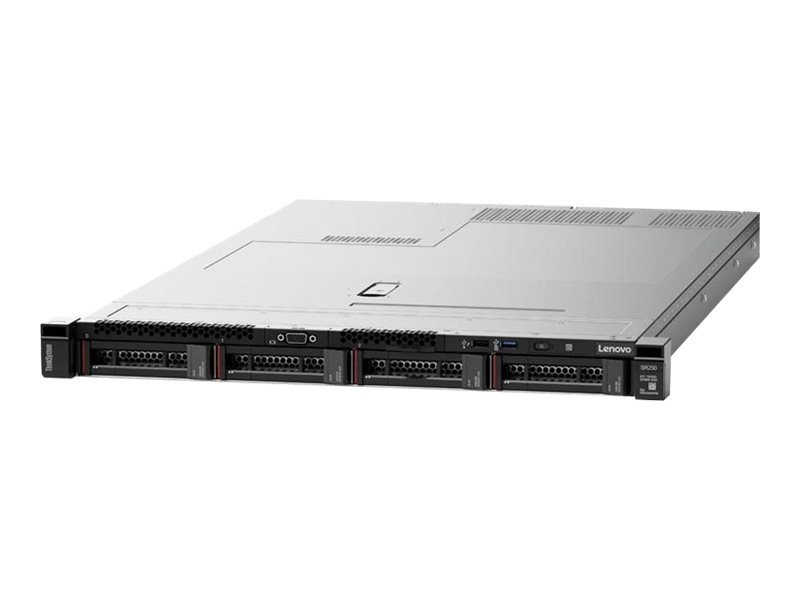 Lenovo ThinkSystem SR250 7Y51 - Server - Rack-Montage - 1U - 1-Weg - 1 x Xeon E-2176G  3.7 GHz - RAM 16 GB - SAS - Hot-Swap 8.9 cm (3.5)