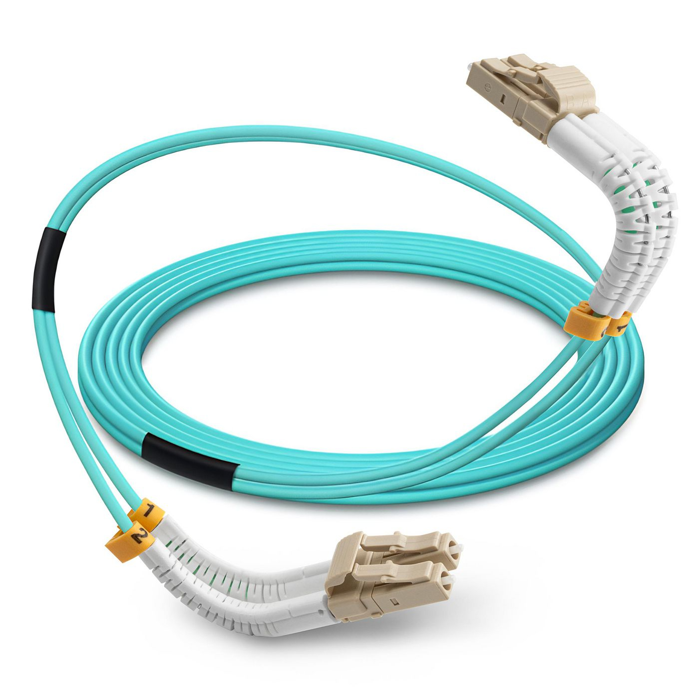 Lanview Bendable LC-LC Multimode fibre cable duplex - Kabel - Netzwerk, Ansicht 4
