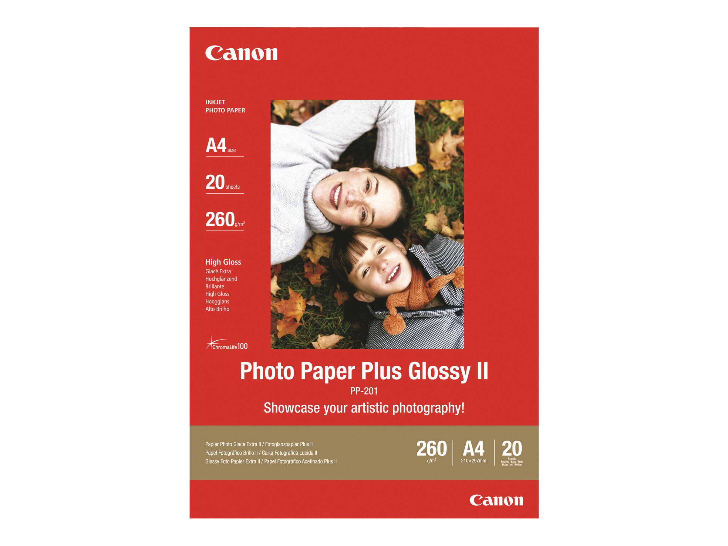 Canon Photo Paper Plus Glossy II PP-201 - Glänzend