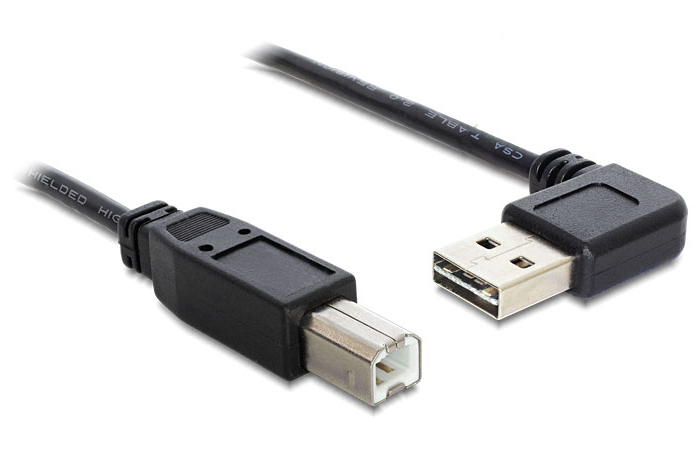 Delock EASY-USB USB-kabel 5m Sort