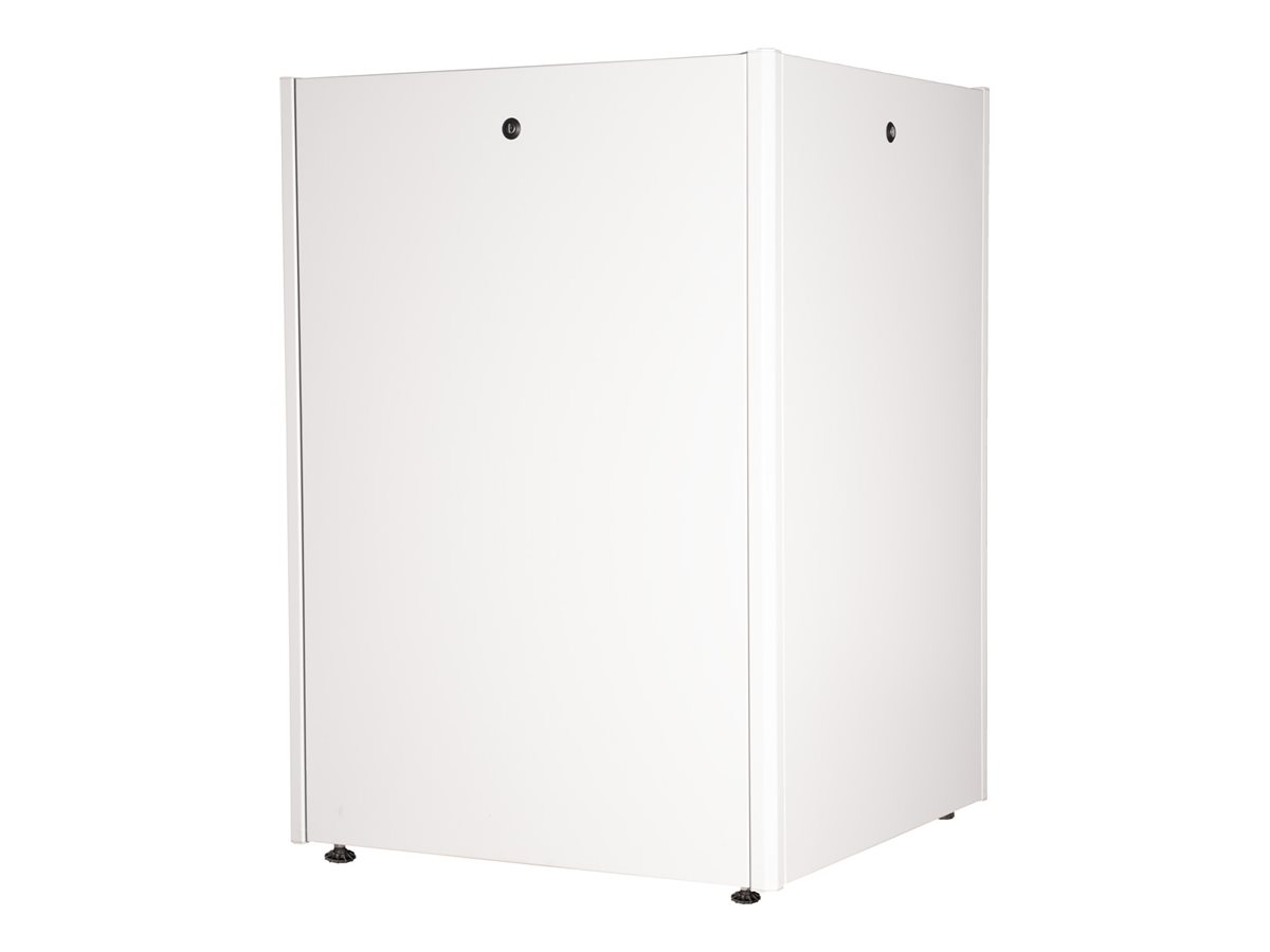 ROLINE 19 Zoll Netzwerkschrank Basic 22 800x800 BxT Glastür grau, Ansicht 4