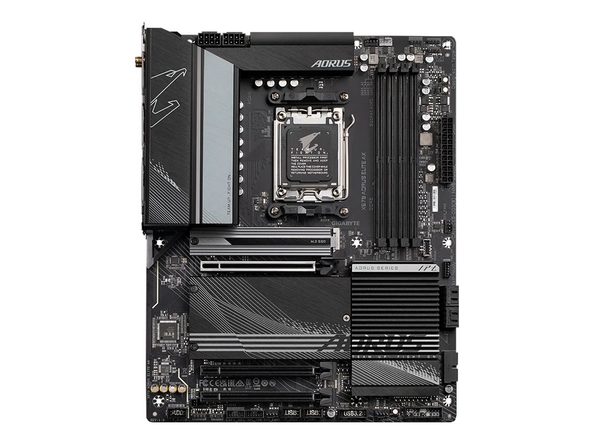 Gigabyte AORUS X670 ELITE AX - 1.0 - Motherboard - ATX - Socket AM5 - AMD X670 Chipsatz - USB 3.2 Gen 1, USB 3.2 Gen 2, 