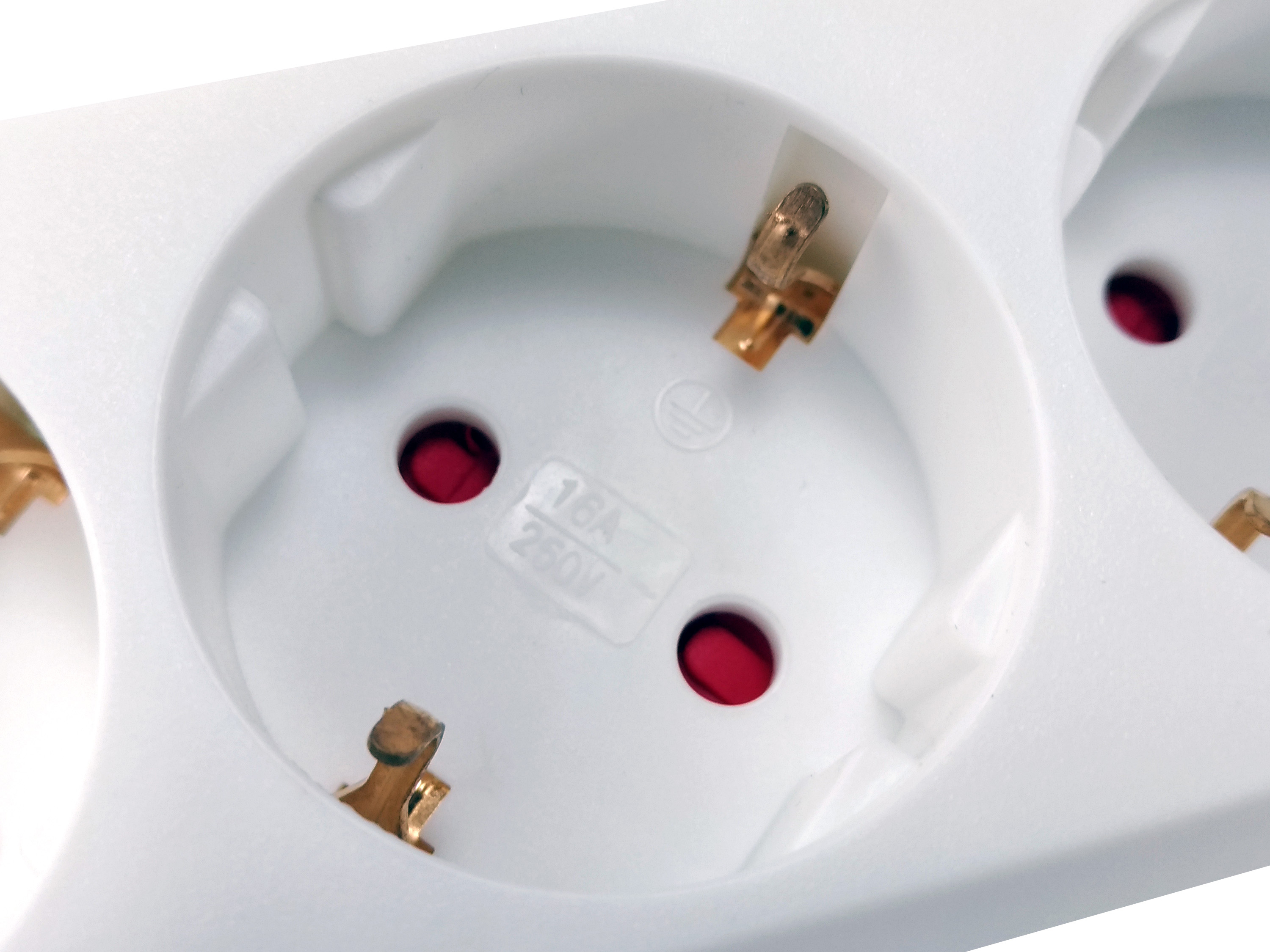 Equip Life - Version 1 - Steckdosenleiste - Ein/Aus - Wechselstrom 250 V - 3500 Watt - Typ F - Ausgangsanschlüsse: 3, Ansicht 2