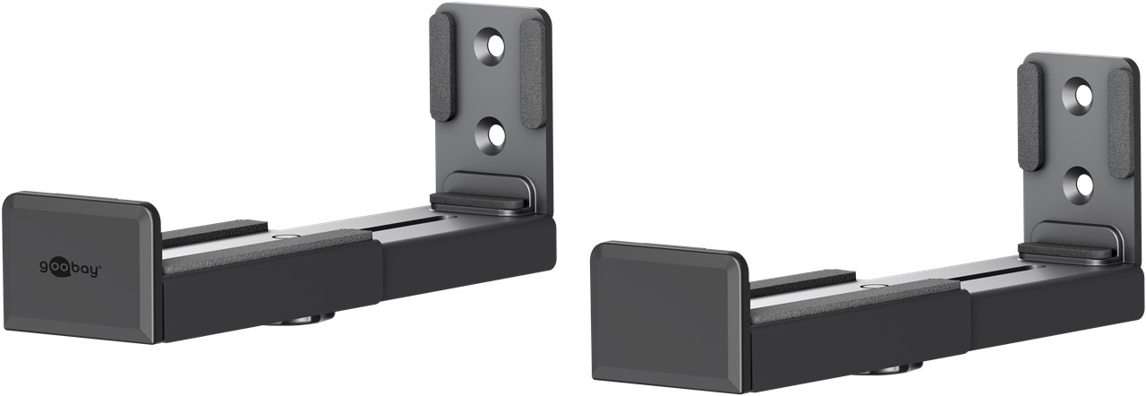 Goobay Soundbar-Wandhalterung Universal schwarz, Ansicht 4