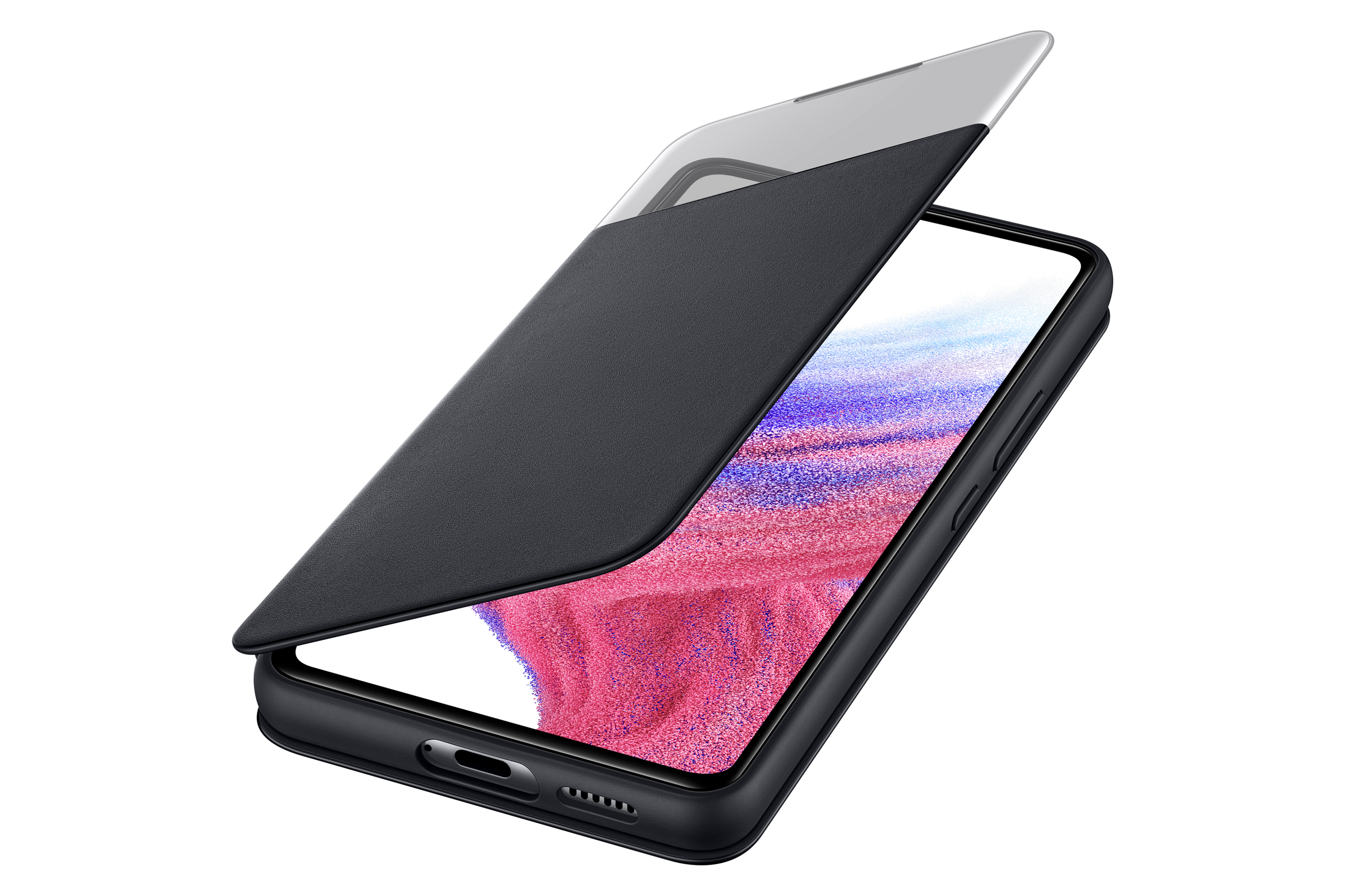 Samsung Smart S View Wallet EF-EA536 für Galaxy A53 Black