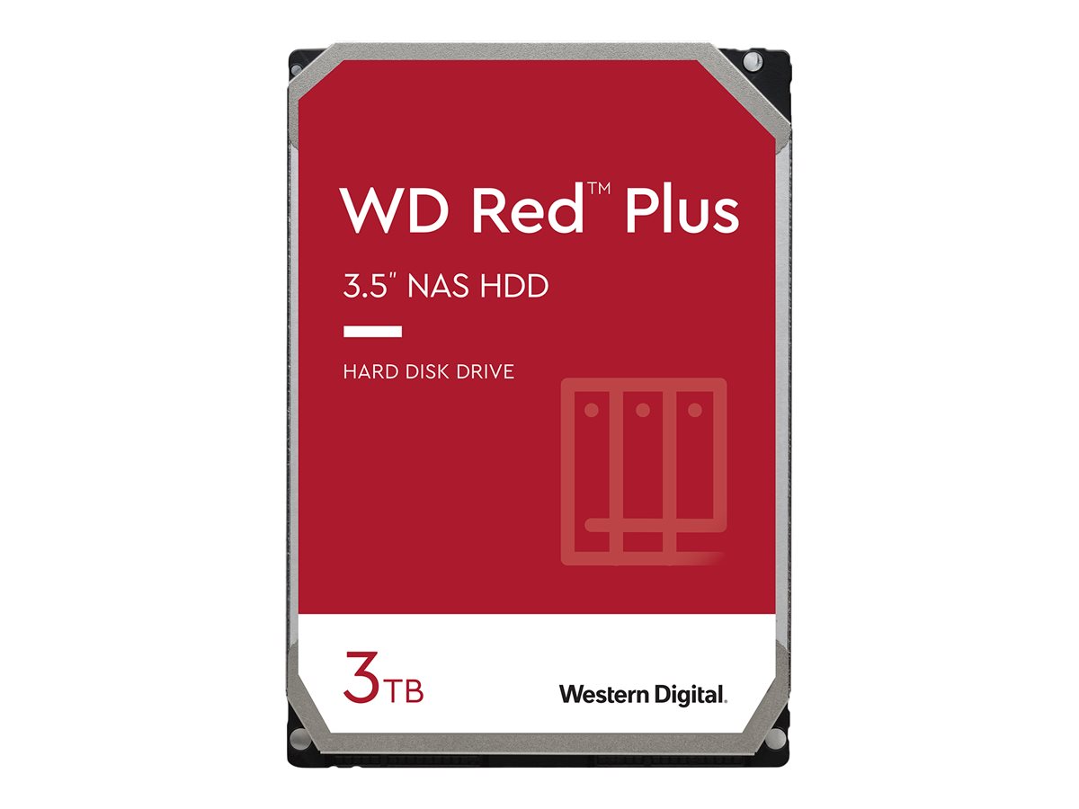 WD Red Plus WD30EFPX - Festplatte - 3 TB - intern - 3.5 (8.9 cm), Ansicht 2