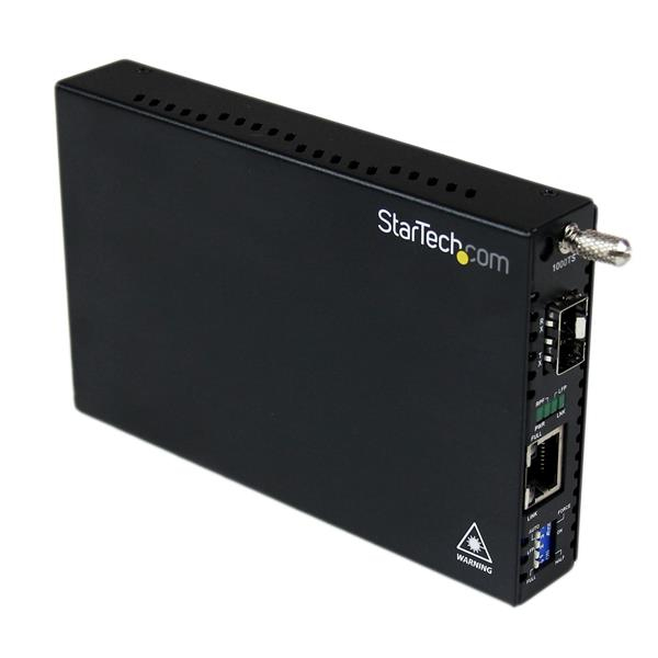 StarTech.com Gigabit Ethernet LWL / Glasfaser Medienkonverter mit SFP - 1000 Mbit/s Multimode Gigabit Ethernet - 1250 Mbit/s, Ansicht 2