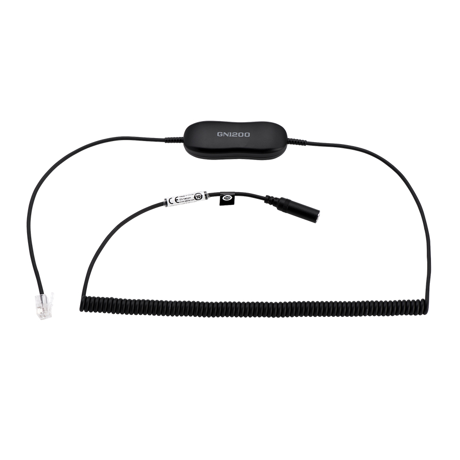 Jabra GN1200 - Headsetadapter - RJ-9 (M) bis Mini-Stecker (W), Ansicht 2