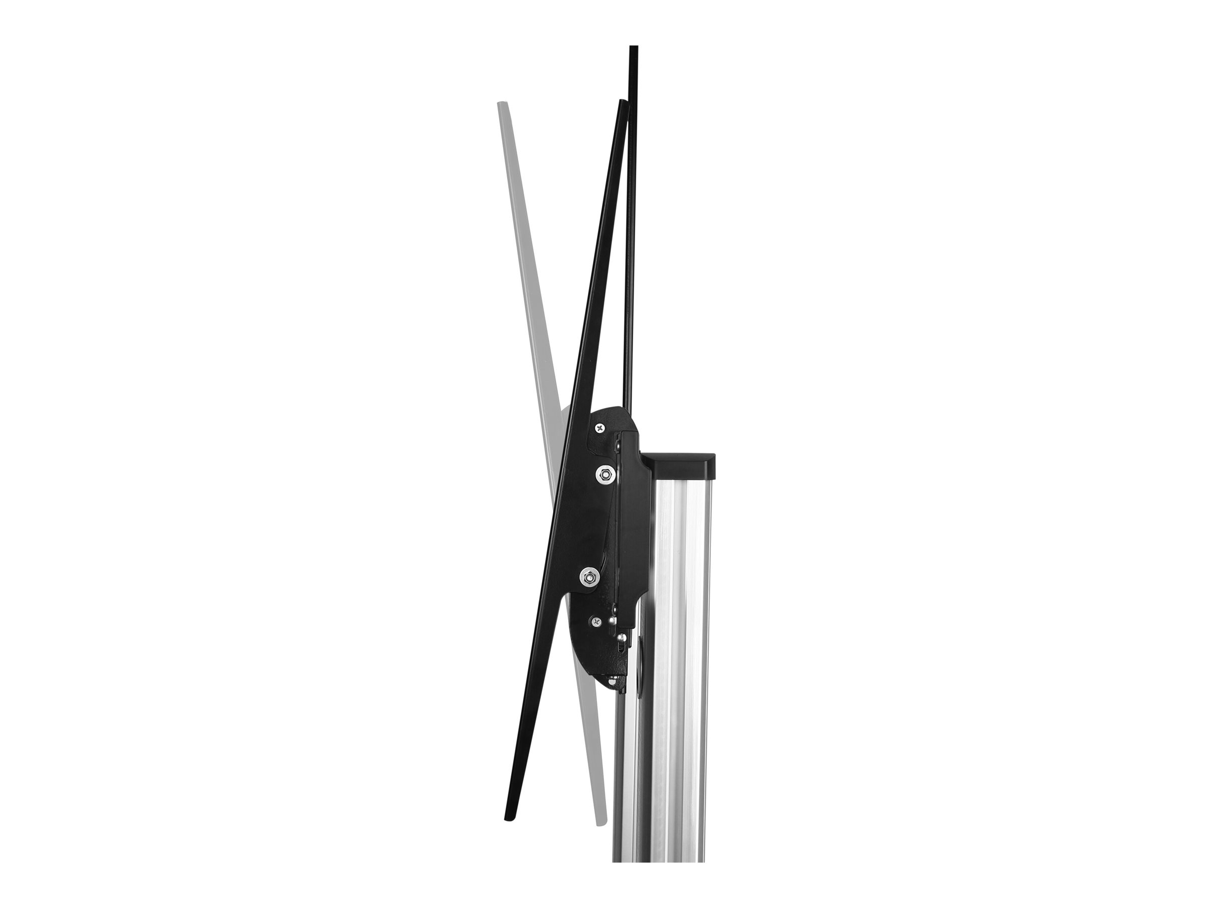 Equip Pro - Wagen - für LCD TV - Kunststoff, Aluminium, Stahl - Schwarz, Silber - Größe: 152.4-254 cm (60-100), Ansicht 4