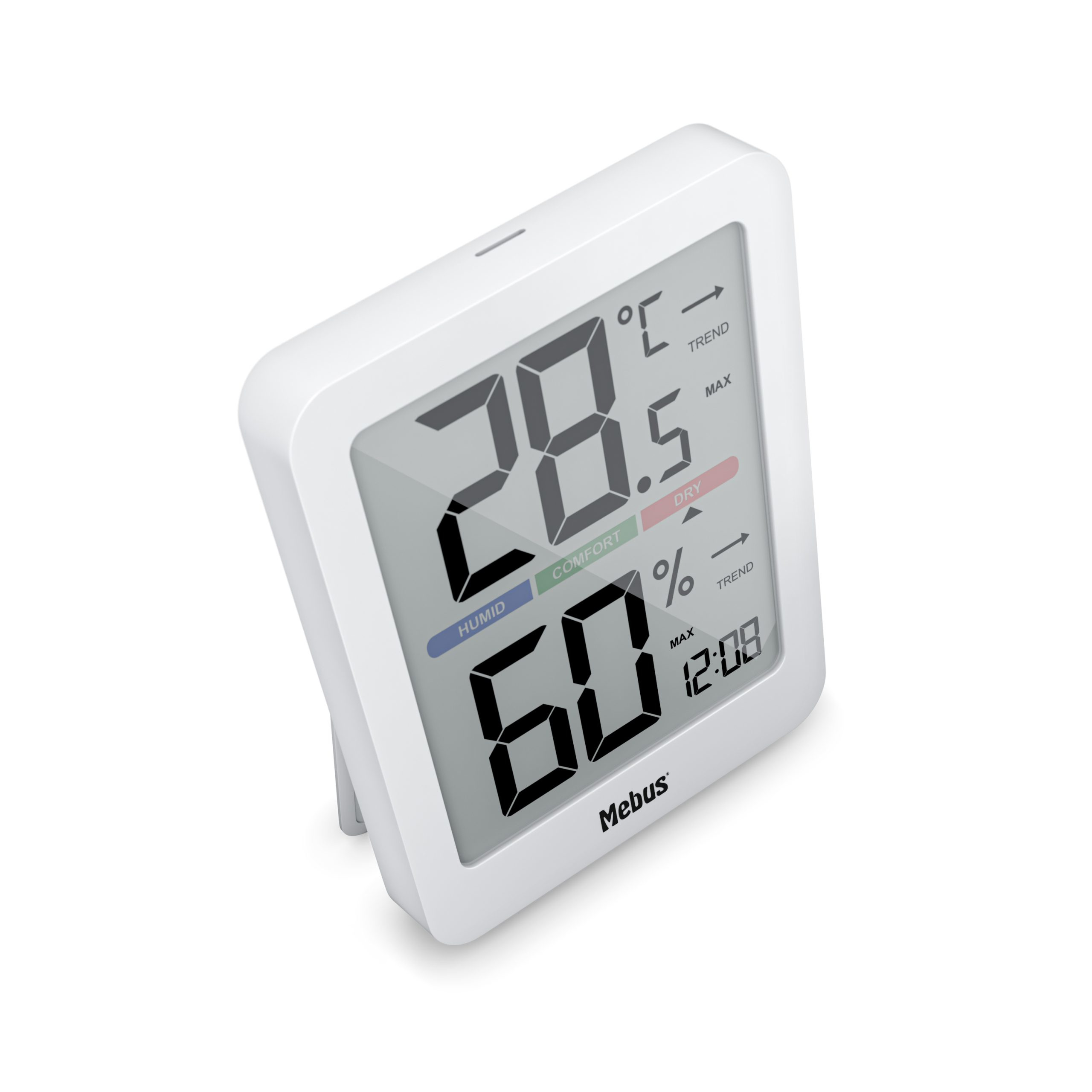 Mebus 40928 - Weiß - Innen-Hygrometer - Innen-Thermometer - Außen-Hygrometer - Außen-Thermometer, Ansicht 2