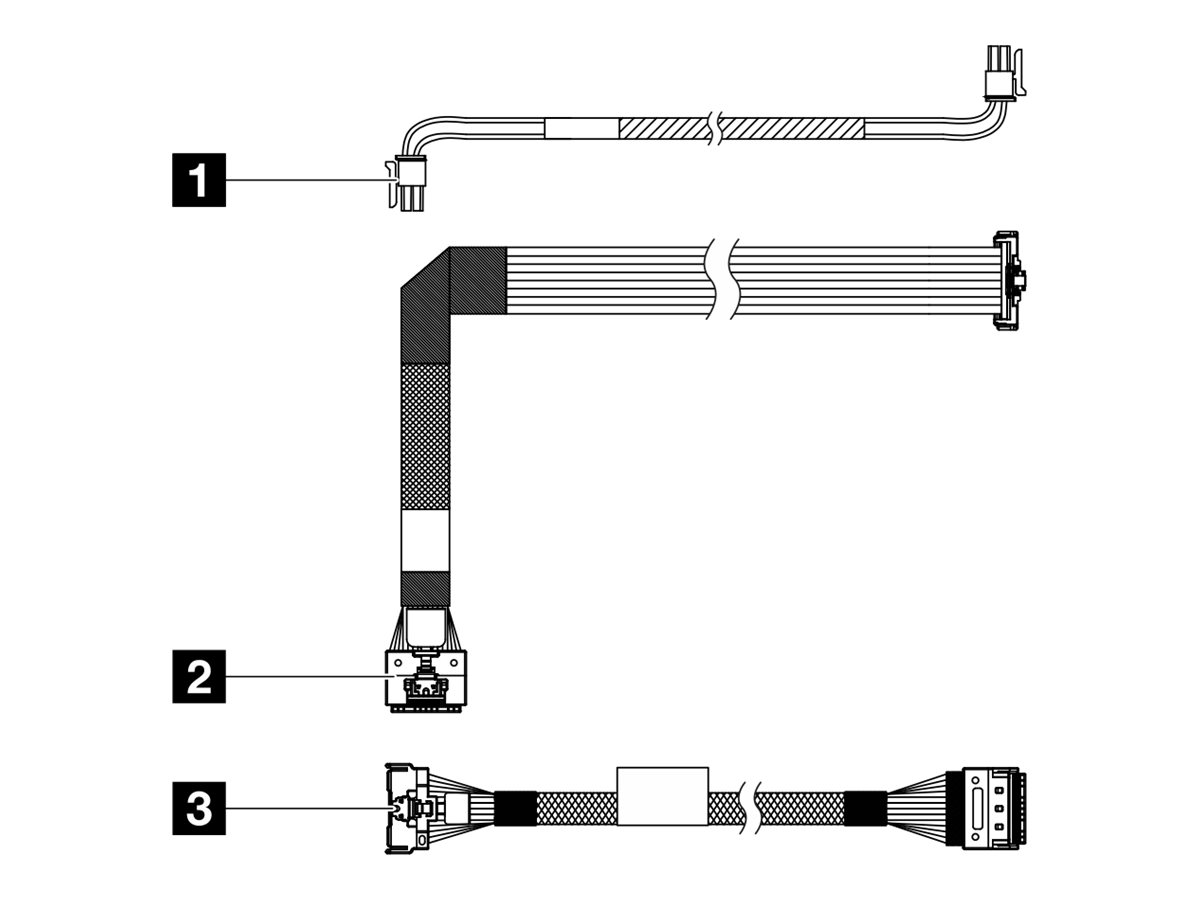 Lenovo Speicherkabelkit - für internen RAID-Adapter