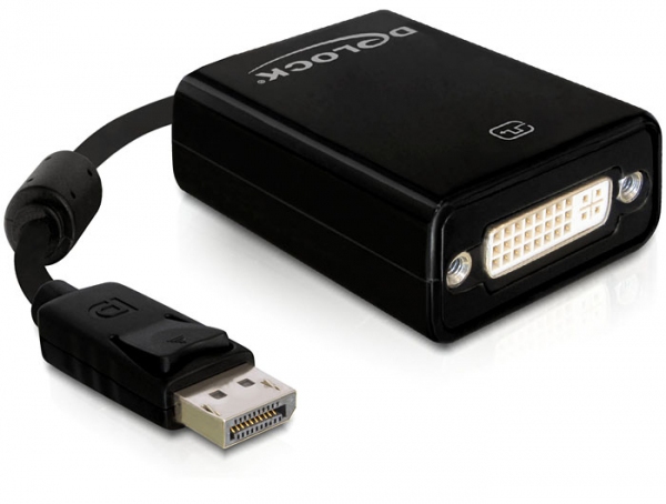 Delock Adapter Displayport male > DVI 24+5 female - DisplayPort-Adapter - DisplayPort (M), Ansicht 3