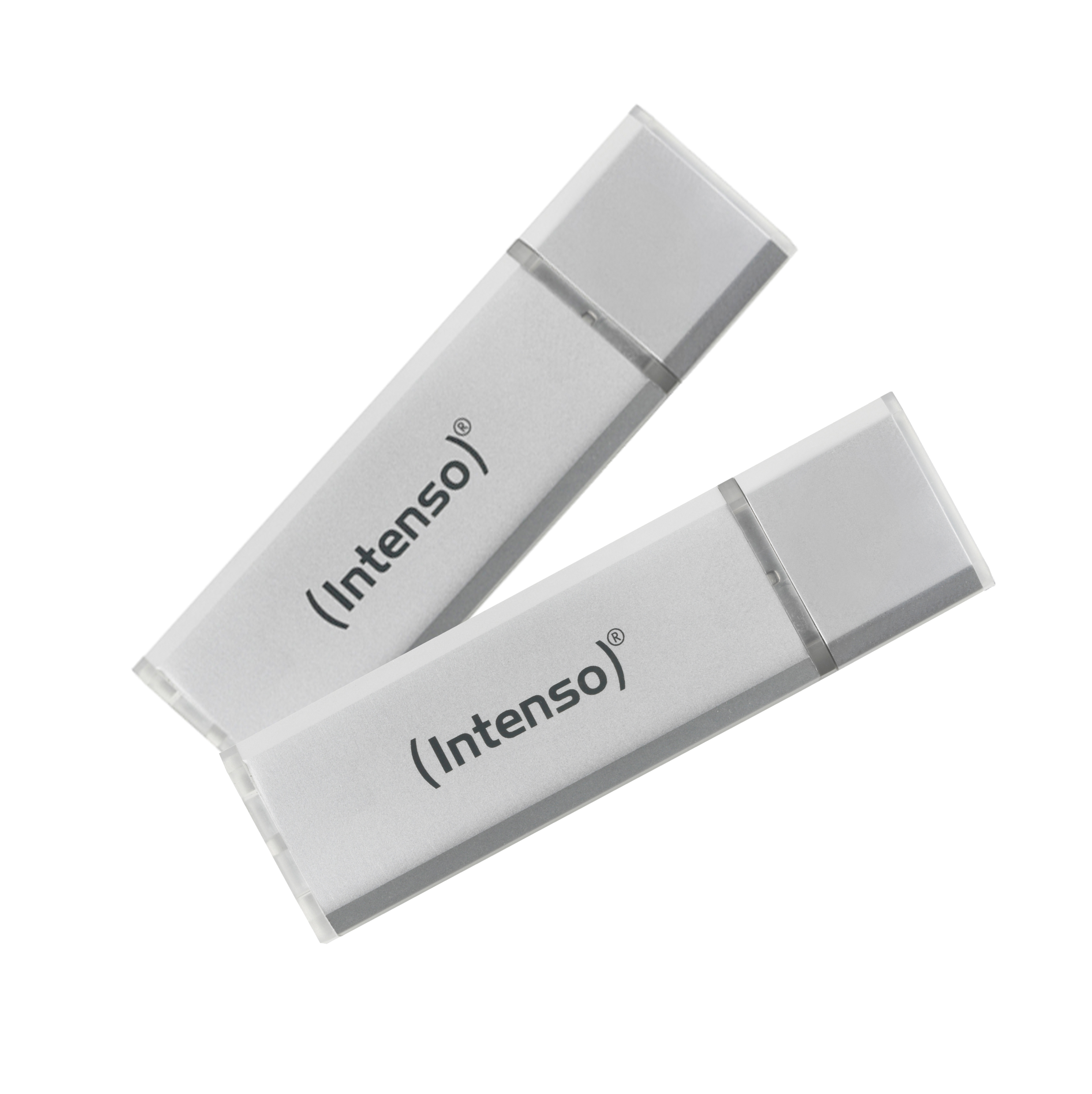 Intenso Ultra Line 2 x 32GB - 32 GB - USB Typ-A - 3.2 Gen 1 (3.1 Gen 1) - 70 MB/s - Kappe - Silber, Ansicht 2