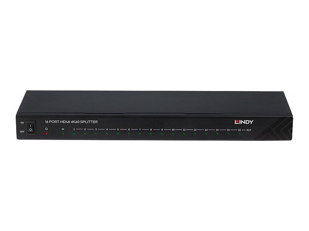 Lindy Video-Audio-Splitter - 16 x HDMI - Desktop