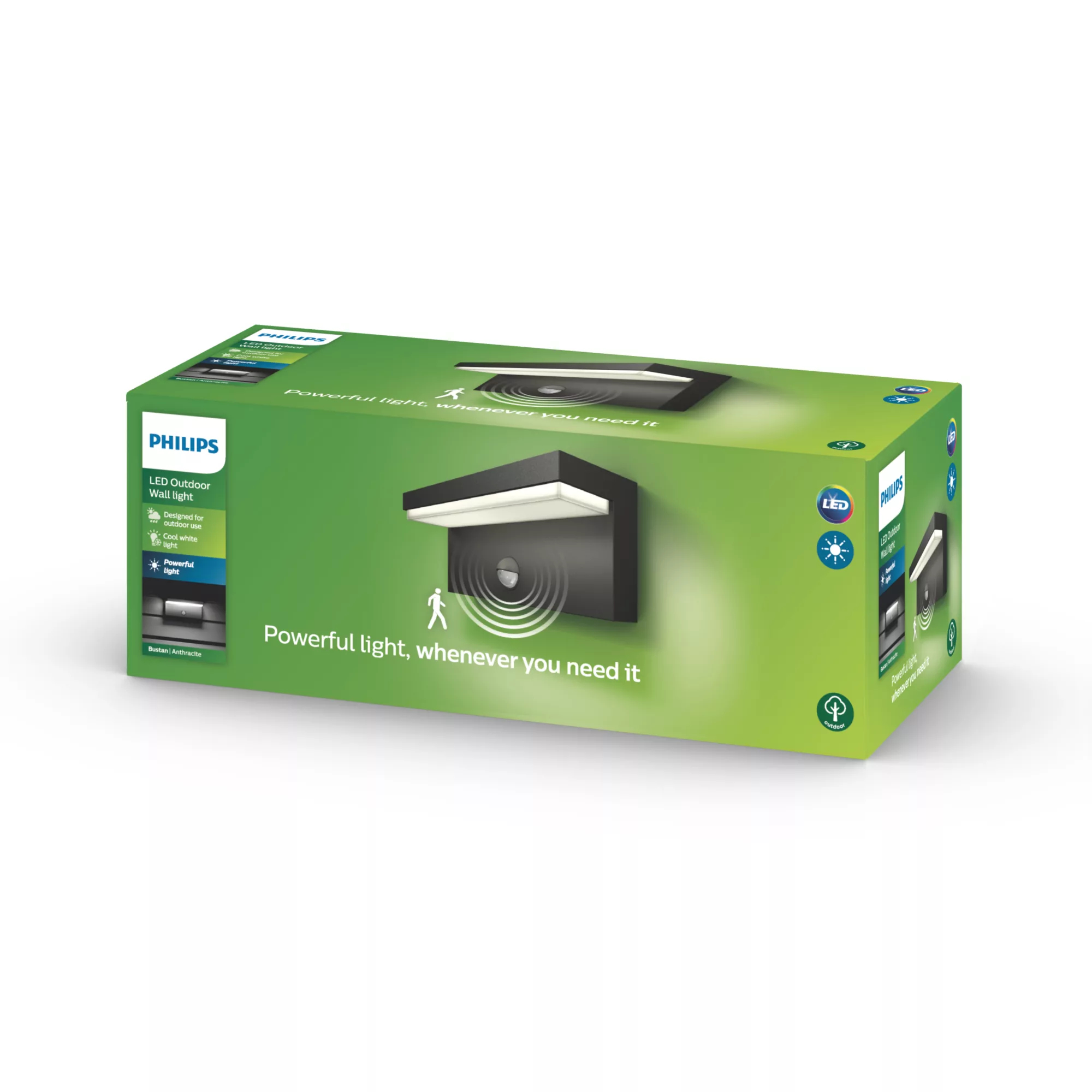 Signify Philips myGarden Bustan Wandleuchte - 9W - Wandbeleuchtung für den Außenbereich - IP44 - Garten - Terrasse, Ansicht 3