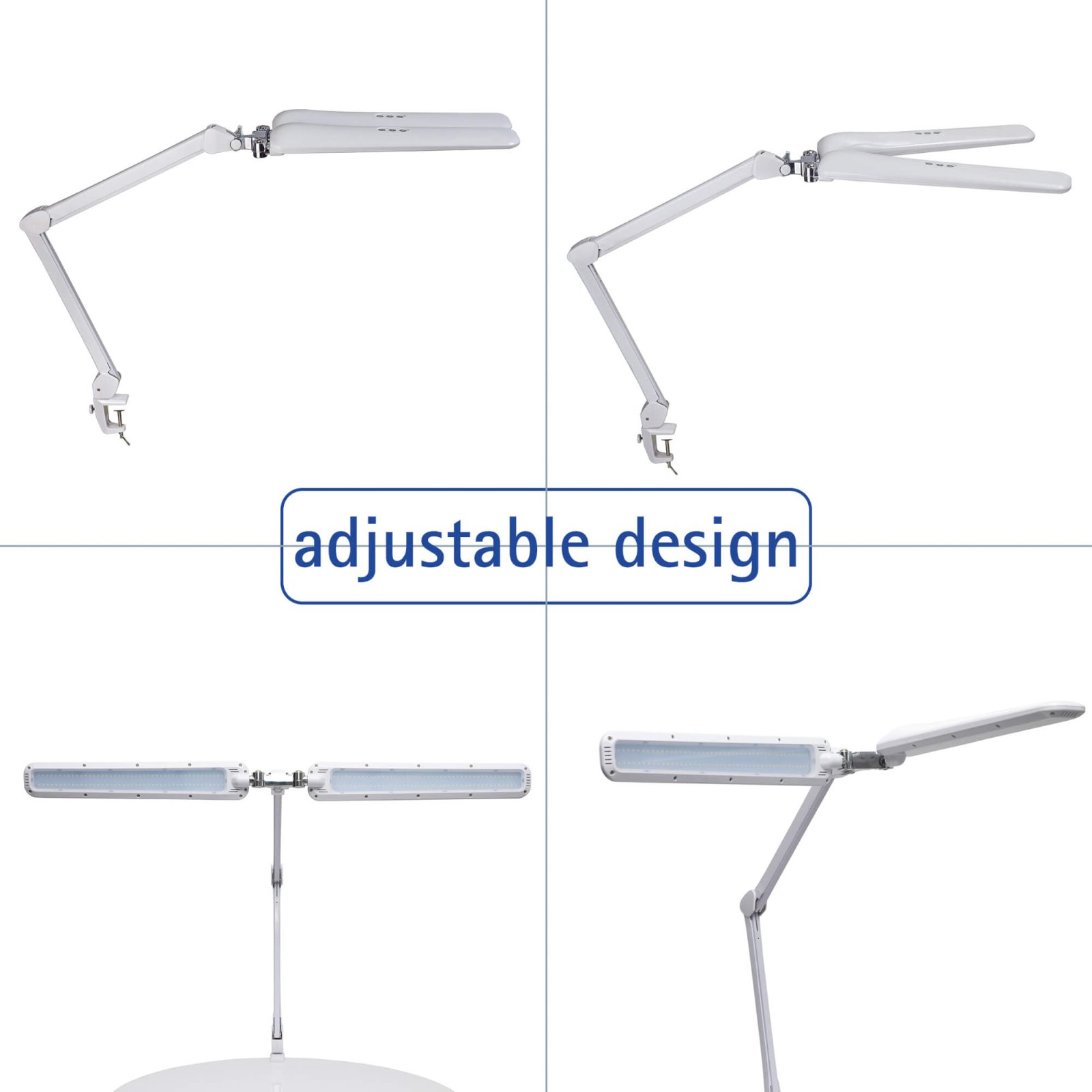 Jakob Maul GmbH MAUL 8205402 - Weiß - LED workstation lamp MAULcraft duo, Ansicht 2