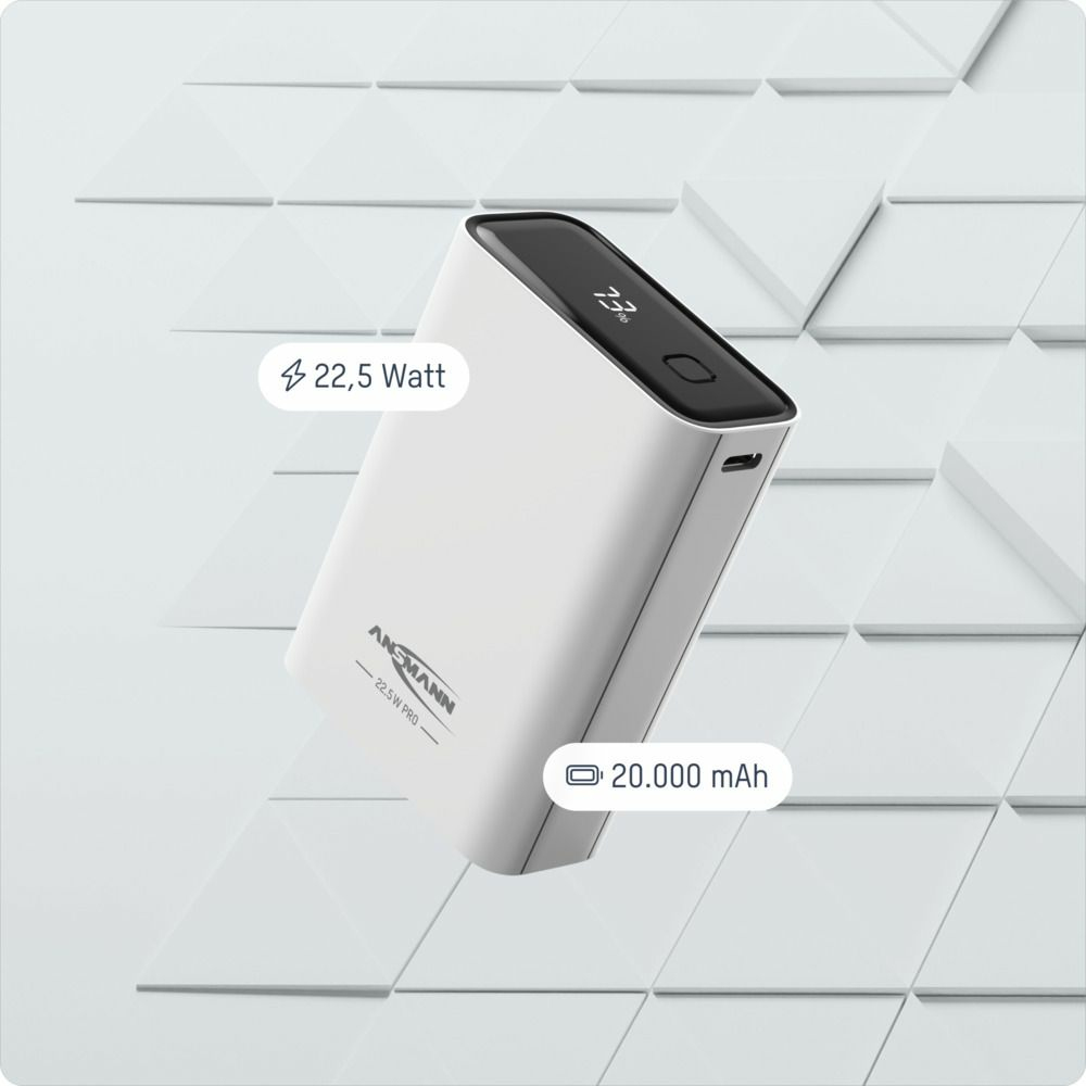 Ansmann PB222PD w Powerbank Power Delivery 3.0 Quick Charge 2.0 LiPo - Batterie, Ansicht 2