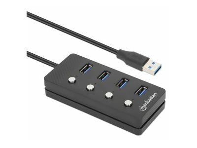 Manhattan Hub - 4 x USB 3.2 Gen 1 - Desktop, Ansicht 2