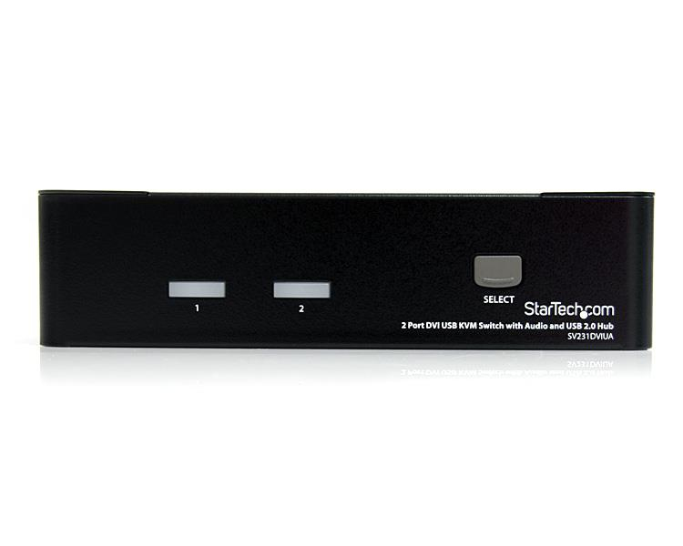 StarTech.com 2 Port DVI USB KVM Switch mit Audio und USB 2.0 Hub, Ansicht 4