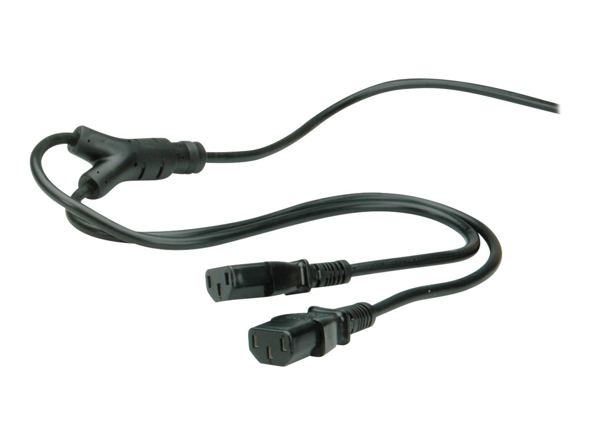 VALUE Stromkabel - power IEC 60320 C13 zu power CEE 77 (M)