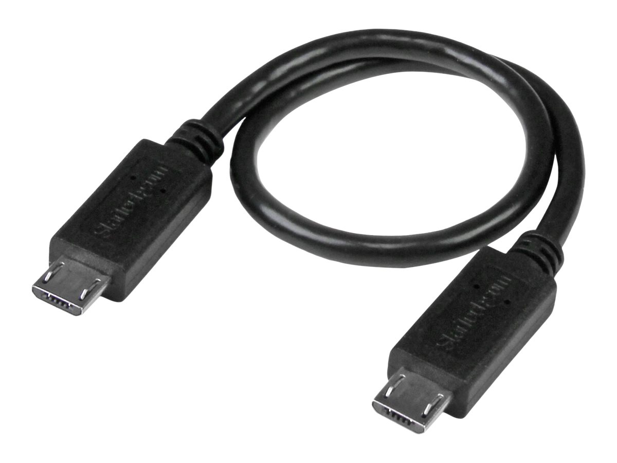StarTech.com StarTech 20cm USB OTG Kabel - Micro USB auf Micro USB - USB OTG Adapterkabel - St/St - USB-Kabel - Micro-USB Typ B (M)
