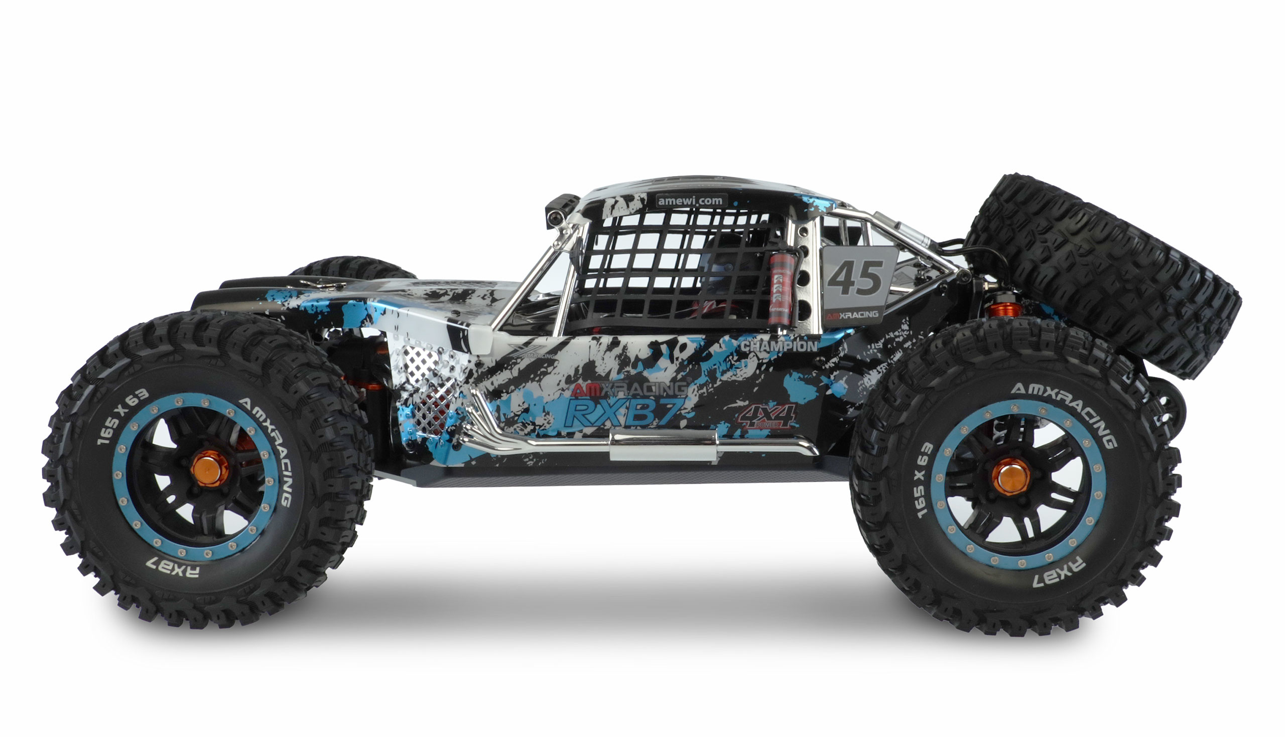 Amewi AMXRacing RXB7 - Buggy - 1:7 - 14 Jahr(e) - 5000 mAh - 6,2 kg - Blau, Ansicht 3