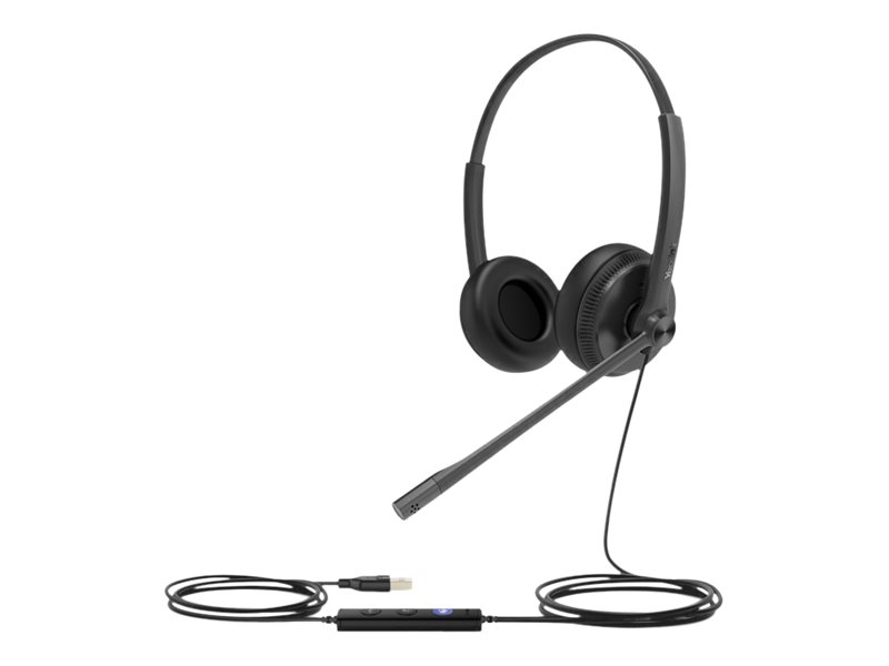Vorschau: Yealink - UH34 Lite Dual UC - Headset - On-Ear - kabelgebunden - USB