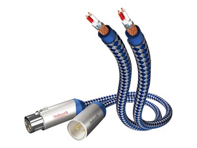 in-akustik 00405007 - XLR - Männlich - XLR - Weiblich - 0,75 m - Blau - Silber, Ansicht 2