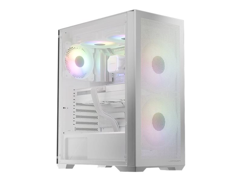 LC-Power Gaming 717W Meshwork_L Light - Tower Gaming - ATX - Seitenteil mit Fenster (gehärtetes Glas)