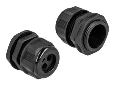 Delock Kabelverschraubung - Schwarz (Packung, Ansicht 3