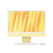 Apple iMac Z1EL 59.62cm Nano Glas M4 10C CPU10C GPU16C N.E. SSD Gbit Eth FCP MT MaKey TID IT Gelb