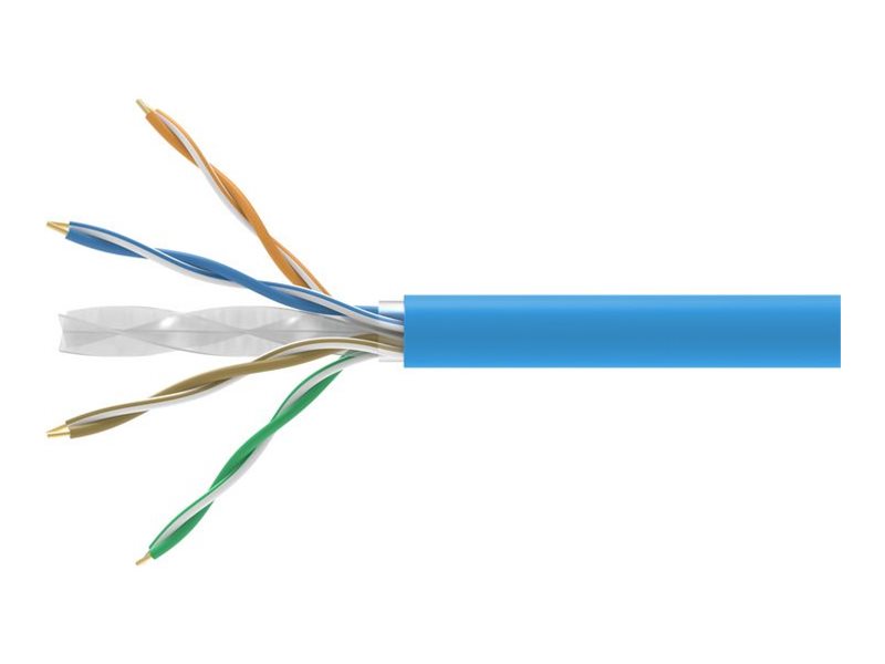 Equip Bulkkabel - 305 m - UTP - CAT 6a - halogenfrei, robust - blau (RAL 5012)